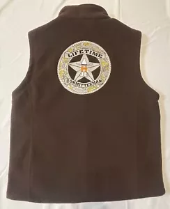 MENS HOUSTON LIVESTOCK SHOW LIFETIME COMMITEEMAN VEST BROWN SIZE XL - Picture 1 of 9