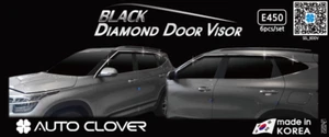 Premium Door Visor Rain Vent Guard Window 6Pcs E450 Ups for KIA Seltos 2021~2025 - Picture 1 of 6