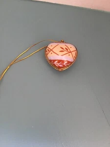 Caja baratija adorno cerámica en forma de corazón risa - Imagen 1 de 3