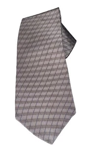 Croft Barrow Neck Tie Plaid One Size Light Green 100% Silk Made In USA 57”x3.5” - Picture 1 of 5
