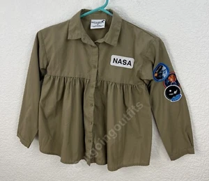 Buzz Aldrin NASA Skylab Girl's Long Sleeve Top Size M - Picture 1 of 5