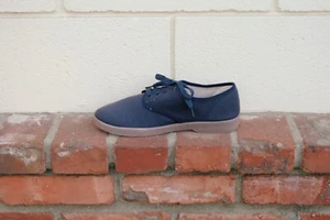 Nuevo Ska Doo Zig Zag Wino Zapatos con Cordones Azul Marino Tostado Suela Tallas 7-13 - Imagen 1 de 3