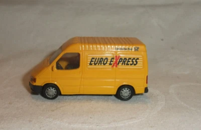 2/24 D3 RM Rietze Ford Transit Kasten Deutsche Post Euro Ex. Modellauto  1:87 H0 - Bild 1 von 4