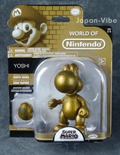 World of Nintendo Trophy Series 2-5 Yoshi 4.75” Gold Figure Exclusive Moc NEW