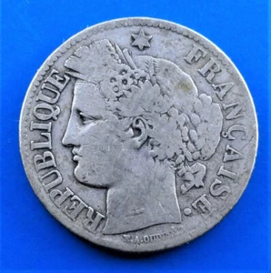 Francia 2 franchi 1871 (K - con leggenda) - Foto 1 di 2
