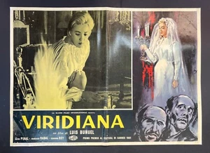 CINEMA fotobusta POSTER VIRIDIANA Luis Buñuel RABAL REY PINAL - Foto 1 di 1