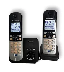 Panasonic KX-TG6822 Duo Telephones Sans fil Noir (FR Version) - Bild 1 von 2