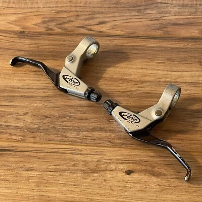 Palancas de freno de disco mecánicas Avid AD 1,0 L tracción lineal freno en V negras y plateadas Foto 1 de 4