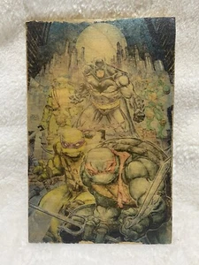 custom made Ninja turtles and batman art on wood - Picture 1 of 8