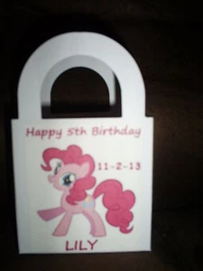 My Little Pony Birthday Party pack 12 Favor Boxes Free Personalization - Picture 1 of 1