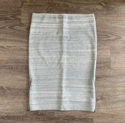 LOFT женщин вересковый серый тянуть на эластичный карандаш юбка размер средний, новый с Ярлыками - Изображение 1 из 4