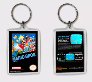 SUPER MARIO BROS EUROPA NINTENDO NES LLAVERO KEYRING - Imagen 1 de 1