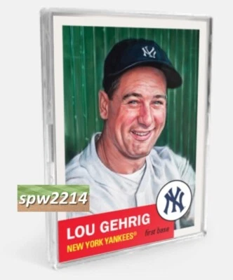 Topps Living Set Michael Harris II #599, Lou Gehrig #600 - Image 1 of 4
