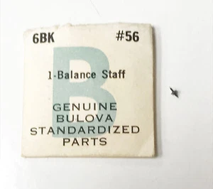 Bulova Original Genuine Balance Staff 6BK #56 Movement 6BK 1 Balance - Picture 1 of 1