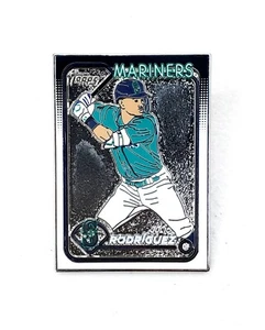 2024 Topps Series #1 JULIO RODRIGUEZ Super Box Exclusive Collectors Enamel Pin - Picture 1 of 3