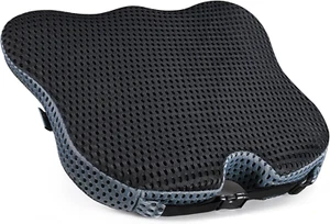 Wedge Car Seat Cushion for Driving Broaden Vision by Raised Back- Soft Dense Mem - Picture 1 of 12