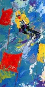 LeRoy Neiman "Winter Olympics Skiing, Lake Placid 1980" #1356LN15X00DIVA - Bild 1 von 1