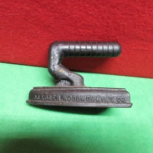 Werbung Sad Iron J.J. Yoder Holzbearbeitung LaGrange Ind. - Bild 1 von 6