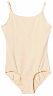 Leotardo camisola para niñas grandes Danskin, desnudo, grandes (12-14) correas ajustables  Foto 1 de 3