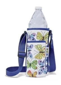 Brighton Garden Wings Butterfly Crossbody Water Bottle Holder Style D30236 NIP - Picture 1 of 2