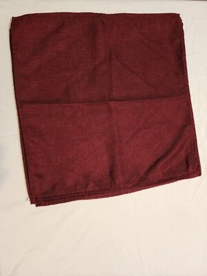Fabric Napkins - Set of 10 - Handmade by Grandma - Never Used - Maroon - Image 1 of 2