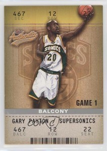 2002-03 Fleer Authentix Balcony /250 Gary Payton #10 HOF