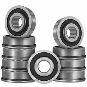 10Pcs Flanged Ball Bearings ID 5/8" x OD 1-3/8" for Lawn Mower, Wheelbarrows - Bild 1 von 9