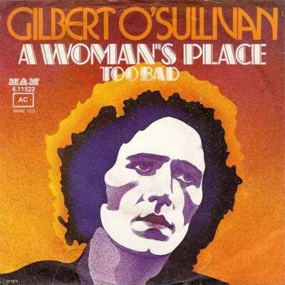 Gilbert O'Sullivan - A Woman's Place (7", Single) (Very Good Plus (VG+)) - Image 1 of 3