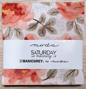 Saturday Morning Charm Pack by BASICGREY for Moda - Picture 1 of 1