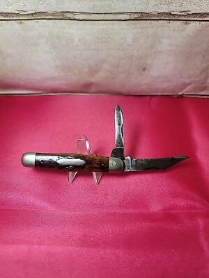 VINTAGE CATTARAUGUS SWELL CENTER JACK, C. 1930'S, PATTERN 22279. Worn - Image 1 of 4