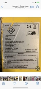 QEP TC620 - 800W Bridge Saw / Tile Cutter Used Once - Picture 1 of 5