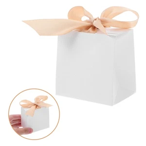 50 Conjuntos Caja Favor Fiesta Cumpleaños Cajas para Fiestas Boda con Cinta - Imagen 1 de 19
