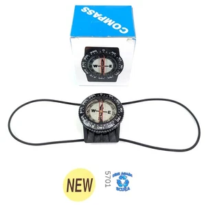 Bungee Wrist Mount Scuba Diving Submersible Compass Glows in Dark          #5701 - Picture 1 of 16