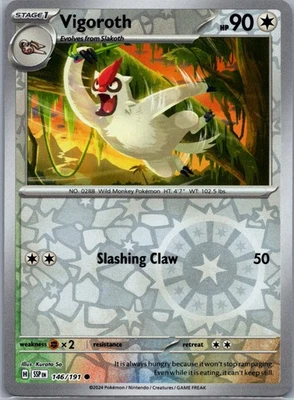 Vigoroth, SV08: Surging Sparks, 146/191, Common - Image 1 of 2