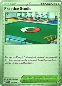 Practice Studio Paldea Evolved Pokémon TCG 186/193 Regular Uncommon ࿊ - Picture 1 of 1