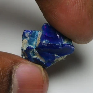 Smooth Blue Opal Rough 9.50 Cts Natural Ethiopian Welo Opal Raw, Jewelry Grade - Picture 1 of 10