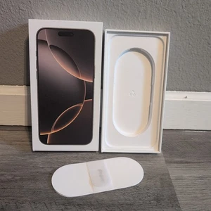 Apple iPhone 16 Pro Max 256 Go Désert Titane - Boîte vide UNIQUEMENT Modèle A3084 - Photo 1 sur 6