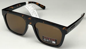 GUESS GO00068 52E Men's 55mm Brown Frame Brown Lens Designer Sunglasses NEW - Picture 1 of 3