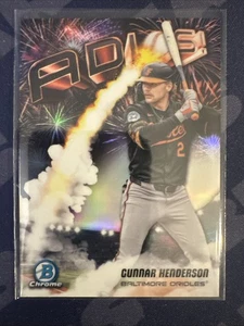 2025 Bowman Chrome Adios! Gunnar Henderson #AD-9 Orioles - Picture 1 of 2