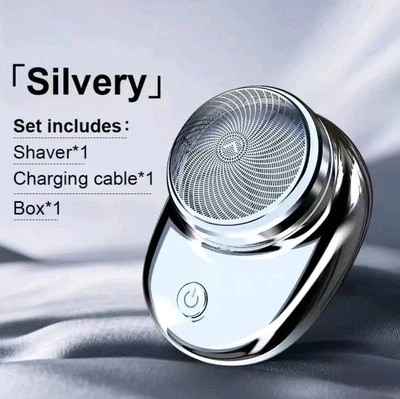 Ad alta velocità Rasoio elettrico Barba  uomo Donna Da viaggio Argento  - Immagine 1 di 4