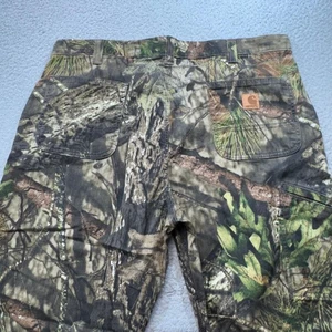 Carhartt Pants Mens 40x32 Camo Mossy Oak Relaxed Fit Hunting Utility Stretch - Picture 1 of 16