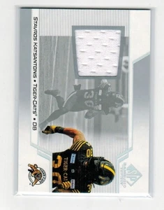 Camiseta deportiva usada CFL Upper Deck SP 2025 Stavros Katsantonis Hamilton Tiger-cats - Imagen 1 de 1