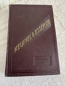 1936 Katalog von Keuffel & Esser Co Zeichenmaterial Vermessung Inst Messen - Bild 1 von 11