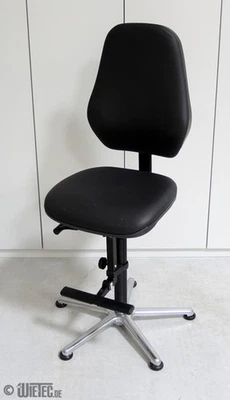 Bimos Labor Basic 3 Laborstuhl 9136 Drehstuhl Kunstleder #11444 - Bild 1 von 4