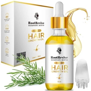 Rosemary Biotin Hair Growth Oil - Stimulates Regrowth & Strengthens Hair | Id... - Picture 1 of 8