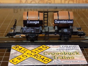 HO Fleischmann? 2-axle Wine Barrel Car J. Cassagne SCNF 84950 (R012500) - Picture 1 of 13
