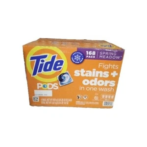 Tide PODS Liquid Laundry Detergent Pacs, Spring Meadow (168 ct.) - Picture 1 of 5
