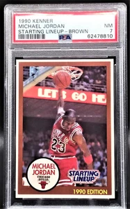 MICHAEL JORDAN 1990 KENNER #23 "STARTING LINE UP" BROWN PSA 7 NM - HALL of FAMER - Bild 1 von 2