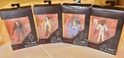 STAR WARS BLACK SERIES Lot of 4 WALMART Exclusive 3.75 Inch Figures HAN LANDO - Image 1 of 4