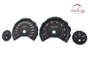 3D for BMW F30 F31 F32 F33 F34 F36 - Speedometer dials from MPH to Km/h Gauges - Bild 1 von 4